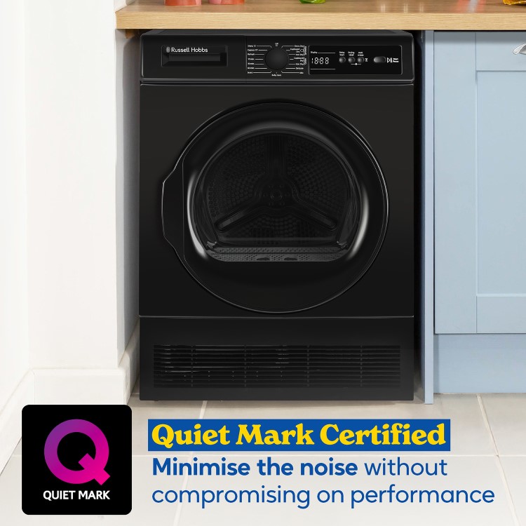 Russell Hobbs 11 Series 8kg Condenser Tumble Dryer - Black
