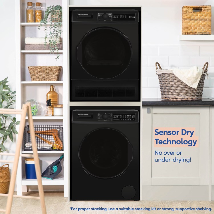 Russell Hobbs 11 Series 8kg Condenser Tumble Dryer - Black