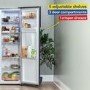 Russell Hobbs 439 Litre Side-By-Side American Fridge Freezer - Stainless Steel