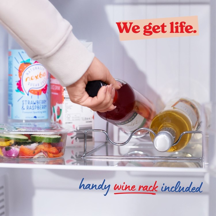 Russell Hobbs 439 Litre Side-By-Side American Fridge Freezer - Stainless Steel