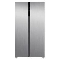 Refurbished Russell Hobbs 442 Litre Side-By-Side American Fridge Freezer - Stainless Steel