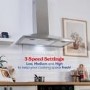 Russell Hobbs 90cm Chimney Cooker Hood - Stainless Steel
