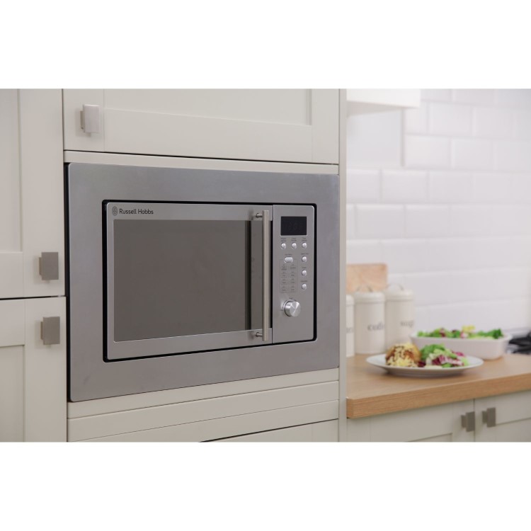 Russell Hobbs 20L Freestanding Digital Microwave - Stainless Steel