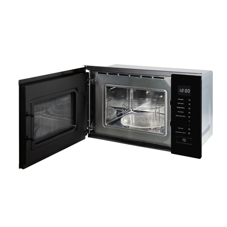 Refurbished Russell Hobbs Built-In 800W Microwave & Grill - Black