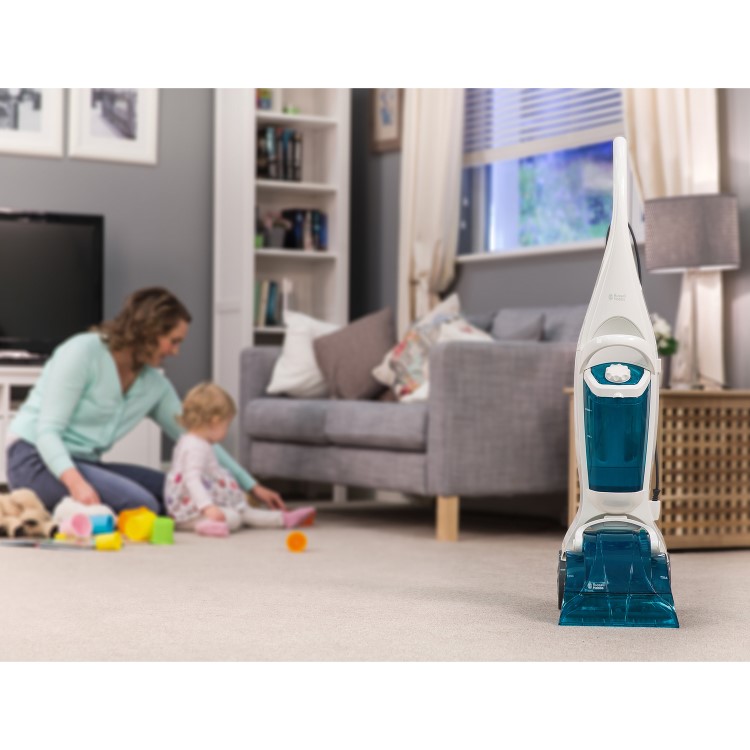 Russell Hobbs RHCC5001 Upright Carpet XCleaner Vacuum White