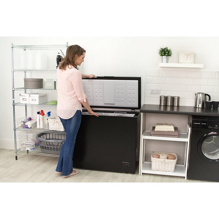 Russell Hobbs 142 Litre Chest Freezer - Black