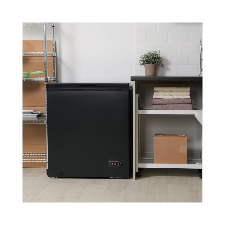 Russell Hobbs 142 Litre Chest Freezer - Black