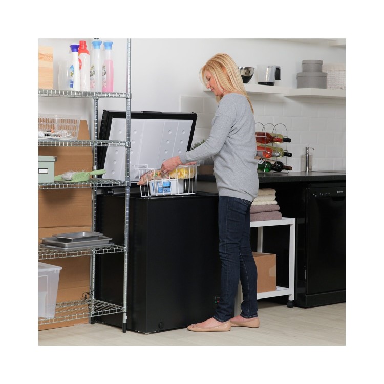 Russell Hobbs 142 Litre Chest Freezer - Black