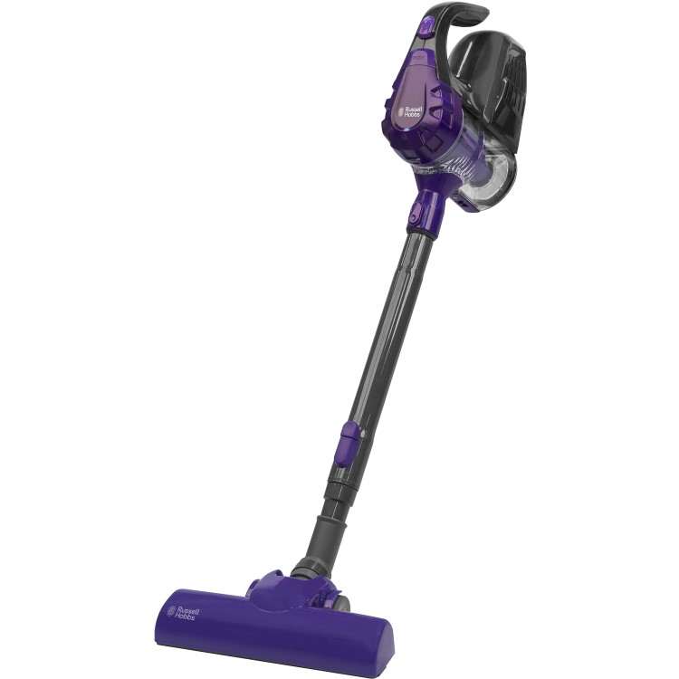 Russell Hobbs RHCHS1001 Turbo Lite 3 in 1 Stick Vacuum Cleaner - Grey & Purple