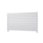 Riace Linea White Flat Designer Radiator 770x1400mm Double Panel 6143 BTU - Horizontal Bars
