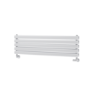 Sorrento White Oval Designer Radiator 295x1000mm Double Panel 1846 BTU