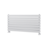 Riace White Flat Designer Radiator 490x1000mm Double Panel 2898 BTU