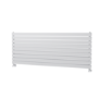Riace Linea White Flat Designer Radiator 630x1600mm Double Panel 5648 BTU - Horizontal Bars