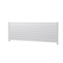 Riace Linea White Flat Designer Radiator 630x1800mm Double Panel 6256 BTU - Horizontal Bars