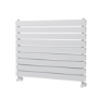 Riace White Flat Designer Radiator 630x800mm Double Panel 3044 BTU