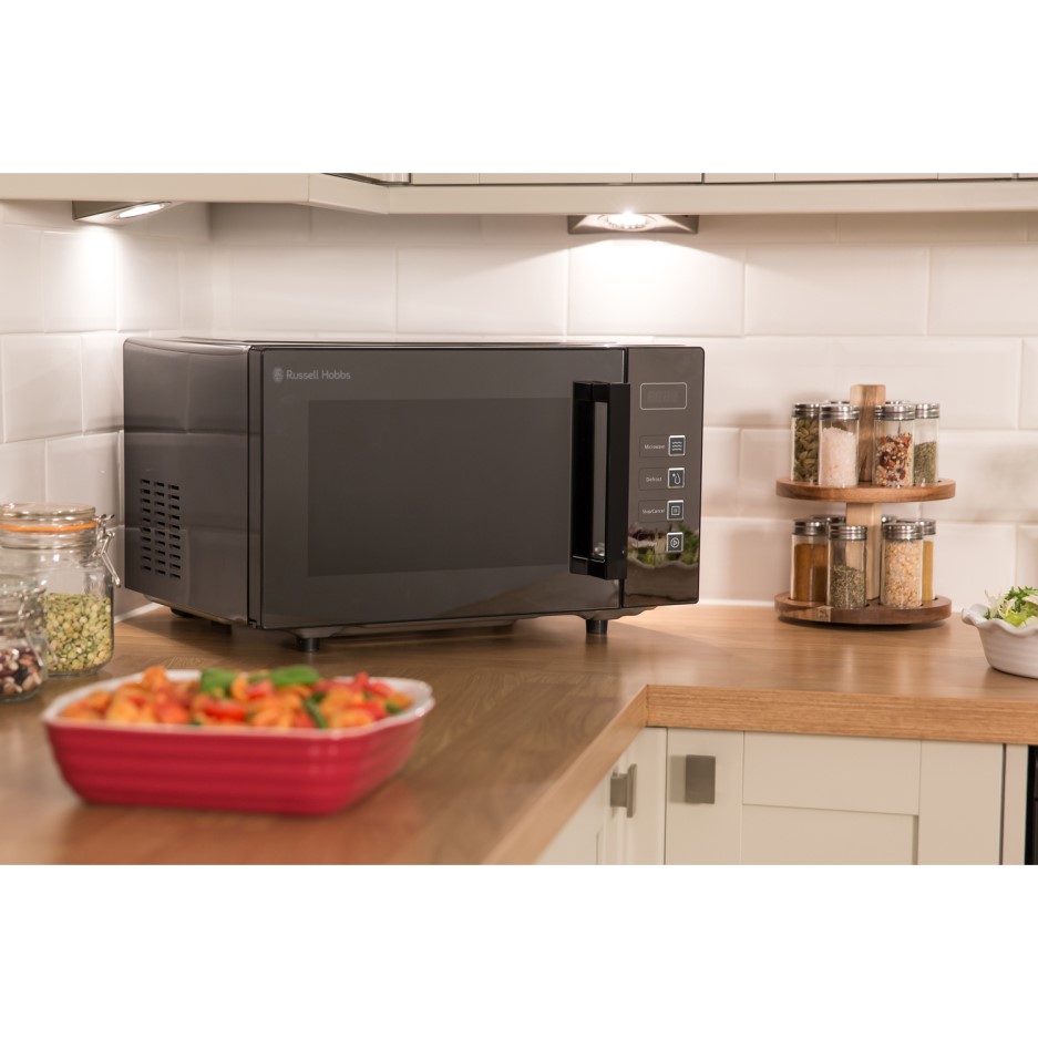 Russell Hobbs RHEM2301B 23L Flatbed Microwave Black BuyItDirect.ie