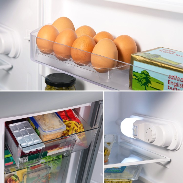 Russell Hobbs 174 Litre 50/50 Freestanding Fridge Freezer - Silver