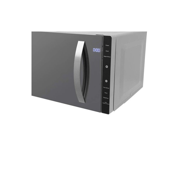 Refurbished Russell Hobbs RHFM2363S 23L 800W Flatbed Digital Microwave in Silver
