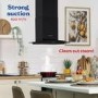 Russell Hobbs 60cm Curved Glass Chimney Cooker Hood - Black