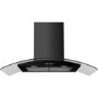 Russell Hobbs RHGCH901B 90cm Wide Glass and Black Chimney Cooker Hoods