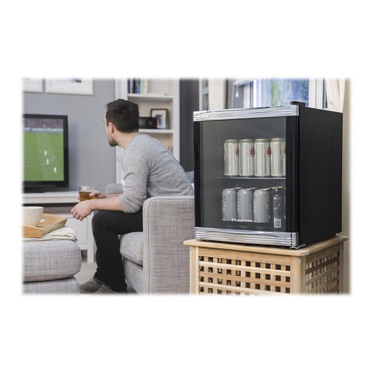 Refurbished Russell Hobbs RHGWC1B-C 12 Bottle Single Zone Wine Cooler