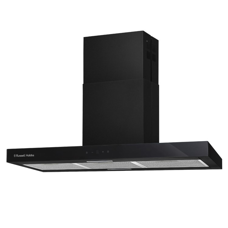 Russell Hobbs 90cm Island Cooker Hood - Black