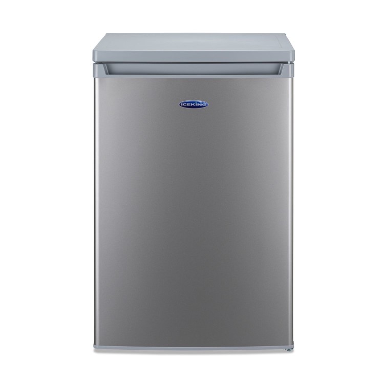 Iceking 109 Litre Freestanding Undercounter Fridge With Ice Box - Silver