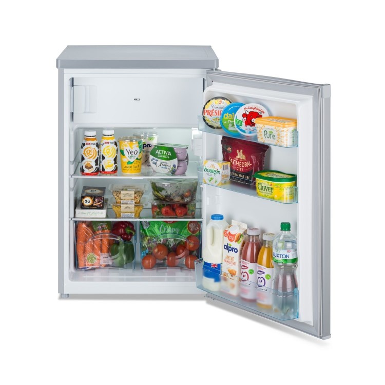 Iceking 109 Litre Freestanding Undercounter Fridge With Ice Box - Silver