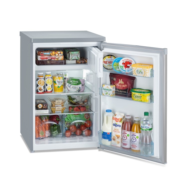 Iceking 109 Litre Freestanding Undercounter Fridge With Ice Box - Silver