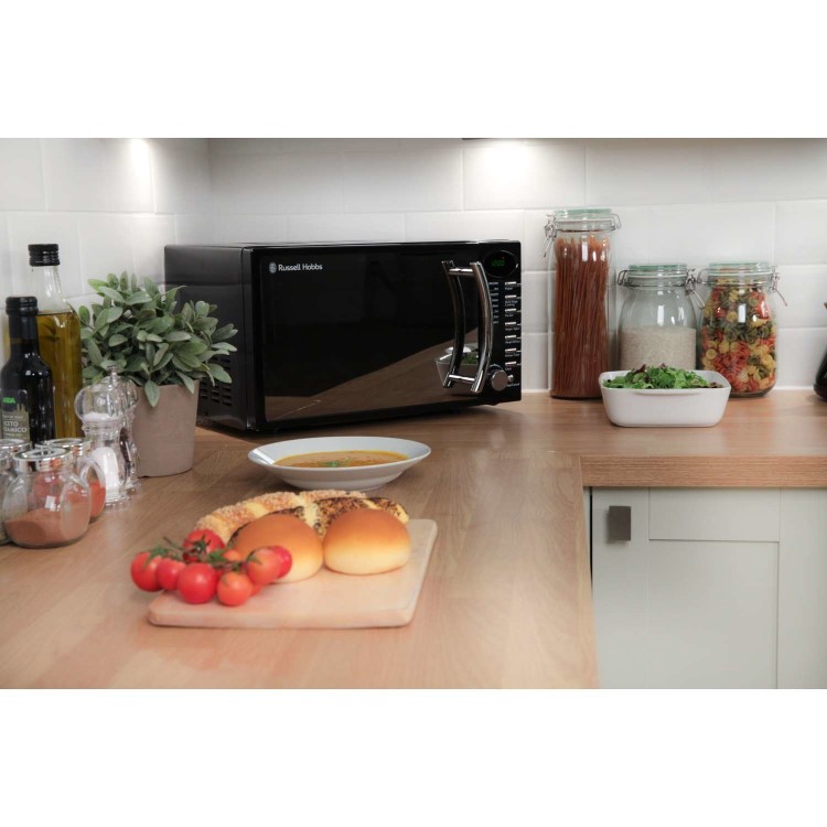 Russell Hobbs Heritage 17L Digital Microwave Oven - Black
