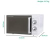 Russell Hobbs Inspire 17L Microwave Oven - White