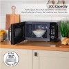 Russell Hobbs 20L StyleVia Microwave - Black