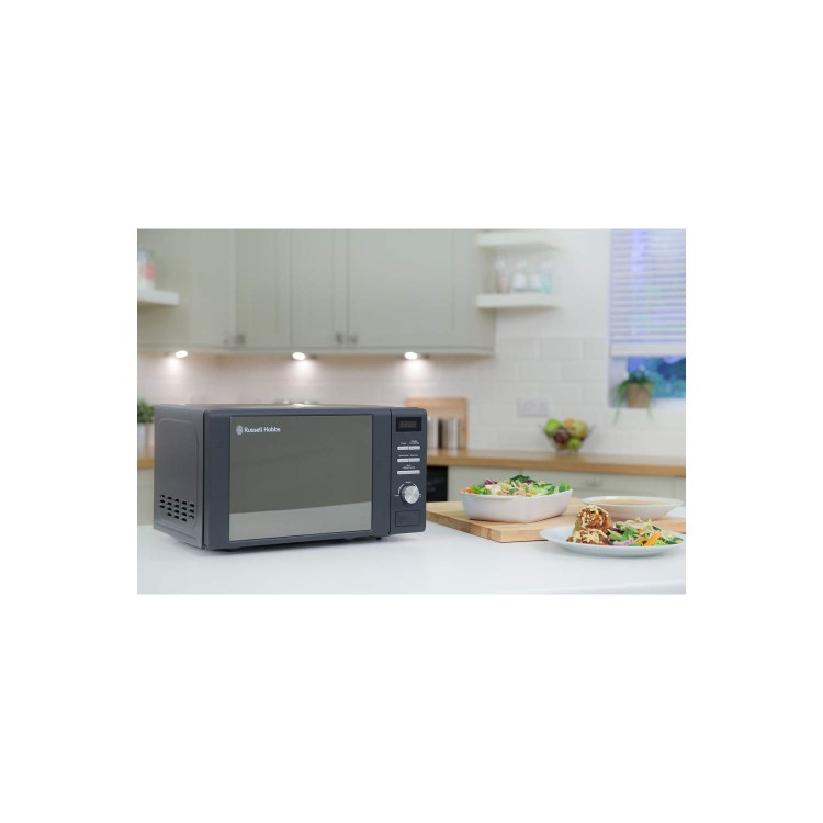 Russell Hobbs RHM2064G 20L 800W Freestanding Digital Microwave - Grey