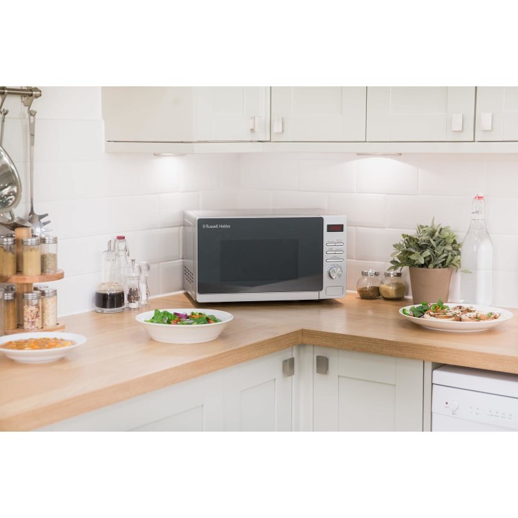 Russell Hobbs RHM2072S 20L Digital Microwave Oven - Silver