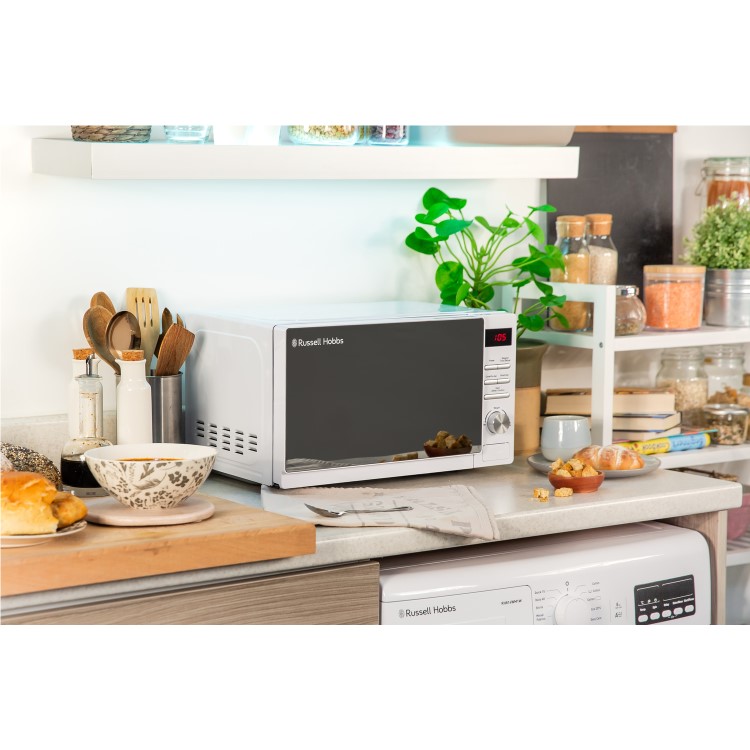 Russell Hobbs Aura 20L Digital Microwave - White