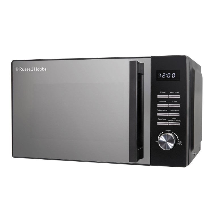Russell Hobbs RHM2346B Black 23L Digital Microwave Oven 900W Family Microwave with Auto Cook Programmes & Defrost Function