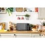 Russell Hobbs RHM2346B Black 23L Digital Microwave Oven 900W Family Microwave with Auto Cook Programmes & Defrost Function