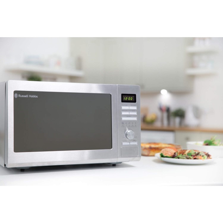 GRADE A2 - Russell Hobbs RHM3002 30 L Digital Combination Microwave Oven Stainless Steel