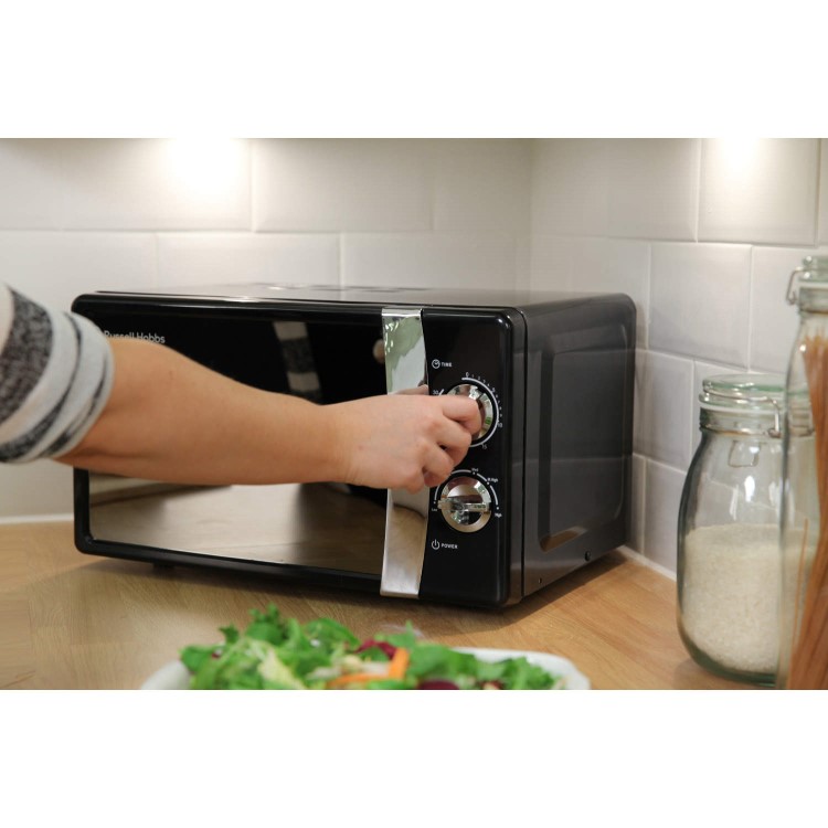 Russell Hobbs RHMM701B 17L Freestanding Solo Microwave - Black