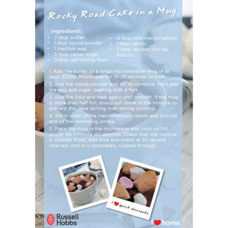 Russell Hobbs RHMM701B 17L Freestanding Solo Microwave - Black