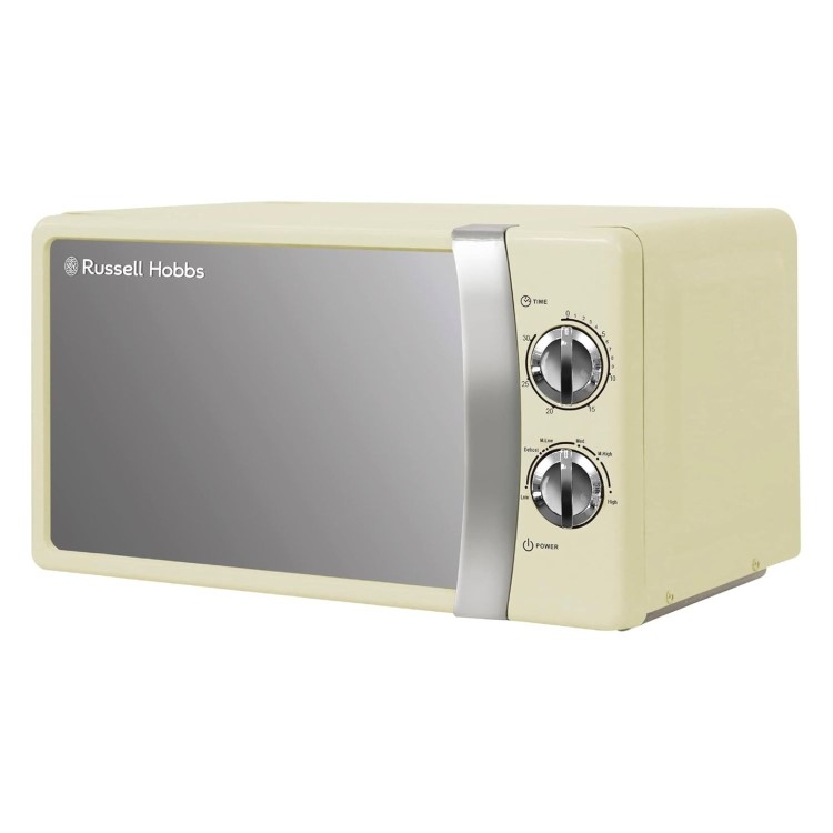 Russell Hobbs RHMM701C 17L Freestanding Solo Microwave - Cream