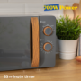 Russell Hobbs Scandi 17L Microwave Oven - Grey