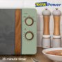Russell Hobbs 17L Freestanding Solo Microwave - Matte Green
