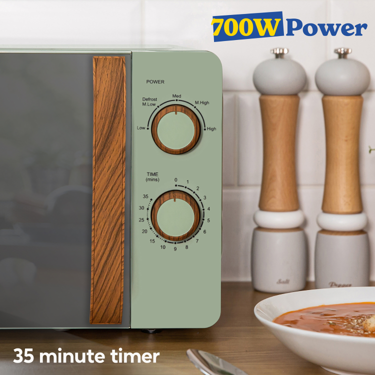 Russell Hobbs 17L Freestanding Solo Microwave - Matte Green