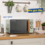 Russell Hobbs 17L Freestanding Solo Microwave - Matte Green