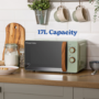 Russell Hobbs 17L Freestanding Solo Microwave - Matte Green