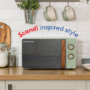 Russell Hobbs 17L Freestanding Solo Microwave - Matte Green
