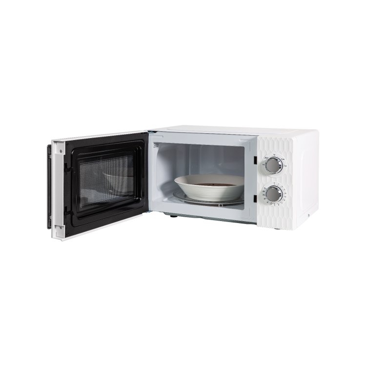 Russell Hobbs RHMM715 Honeycomb Manual Microwave 17L, White