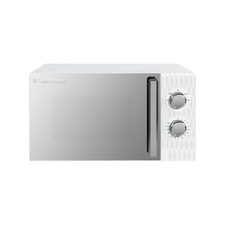 Russell Hobbs RHMM715 Honeycomb Manual Microwave 17L, White