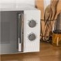 Russell Hobbs RHMM715 Honeycomb Manual Microwave 17L, White